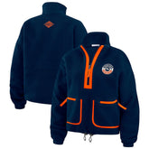 WEAR by Erin Andrews Women's Polar Fleece Half-Zip Jacket - Denver Broncos Jackets