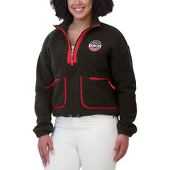 WEAR by Erin Andrews Women's Polar Fleece Half-Zip Jacket - Kansas City Chiefs Jackets