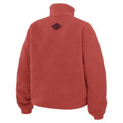 WEAR by Erin Andrews Women's Polar Fleece Half-Zip Jacket - San Francisco 49ers Jackets