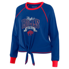 WEAR by Erin Andrews Women's Tie-Front Long Sleeve Top - Buffalo Bills Tops