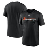 Black Baltimore Orioles Nike Local Home Town T-Shirt
