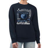 Memphis Grizzlies G-III 4Her by Carl Banks Women's Collage Team Graphic Fleece Pullover Sweatshirt