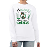 Boston Celtics G-III 4Her by Carl Banks Women's Collage Team Graphic Fleece Pullover Sweatshirt