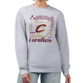Cleveland Cavaliers G-III 4Her by Carl Banks Women's Collage Team Graphic Fleece Pullover Sweatshirt sale
