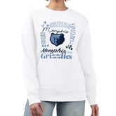 Memphis Grizzlies G-III 4Her by Carl Banks Women's Collage Team Graphic Fleece Pullover Sweatshirt