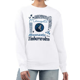 Minnesota Timberwolves G-III 4Her by Carl Banks Women's Collage Team Graphic Fleece Pullover Sweatshirt