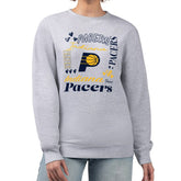 Indiana Pacers G-III 4Her by Carl Banks Women's Collage Team Graphic Fleece Pullover Sweatshirt