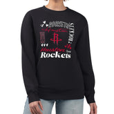 Houston Rockets G-III 4Her by Carl Banks Women's Collage Team Graphic Fleece Pullover Sweatshirt sale
