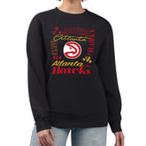 Atlanta Hawks G-III 4Her by Carl Banks Women's Collage Team Name Fleece Pullover Sweatshirt