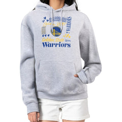Golden State Warriors G-III 4Her by Carl Banks Women's Team Collage Graphic Fleece Pullover Hoodie sale