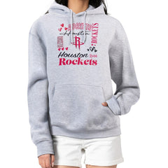 Houston Rockets G-III 4Her by Carl Banks Women's Team Collage Graphic Fleece Pullover Hoodie sale