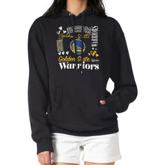Golden State Warriors G-III 4Her by Carl Banks Women's Team Collage Graphic Fleece Pullover Hoodie sale