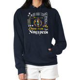 Denver Nuggets G-III 4Her by Carl Banks Women's Collage Team Graphic Fleece Pullover Hoodie sale
