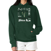Milwaukee Bucks G-III 4Her by Carl Banks Women's Team Collage Graphic Fleece Pullover Hoodie