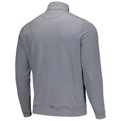 Navy Houston Astros Peter Millar Perth Sugar Stripe Performance Quarter-Zip Top