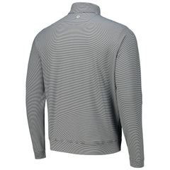 Black Cincinnati Reds Peter Millar Perth Sugar Stripe Performance Quarter-Zip Top