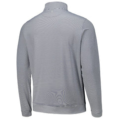 Navy St. Louis Cardinals Peter Millar Perth Sugar Stripe Performance Quarter-Zip Top