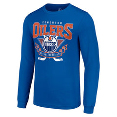 NHL Edmonton Oilers Starter Team Logo Graphic Long Sleeve T-Shirt