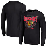 NHL Chicago Blackhawks Starter Team Logo Graphic Long Sleeve T-Shirt