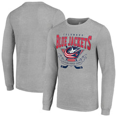 NHL Columbus Blue Jackets Starter '80s Inspired Team Logo Long Sleeve T-Shirt