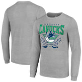 NHL Vancouver Canucks Starter '80s Inspired Team Logo Long Sleeve T-Shirt