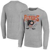 NHL Philadelphia Flyers Starter '80s Inspired Team Logo Long Sleeve T-Shirt