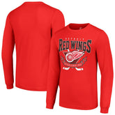 NHL Detroit Red Wings Starter Team Logo Graphic Long Sleeve T-Shirt