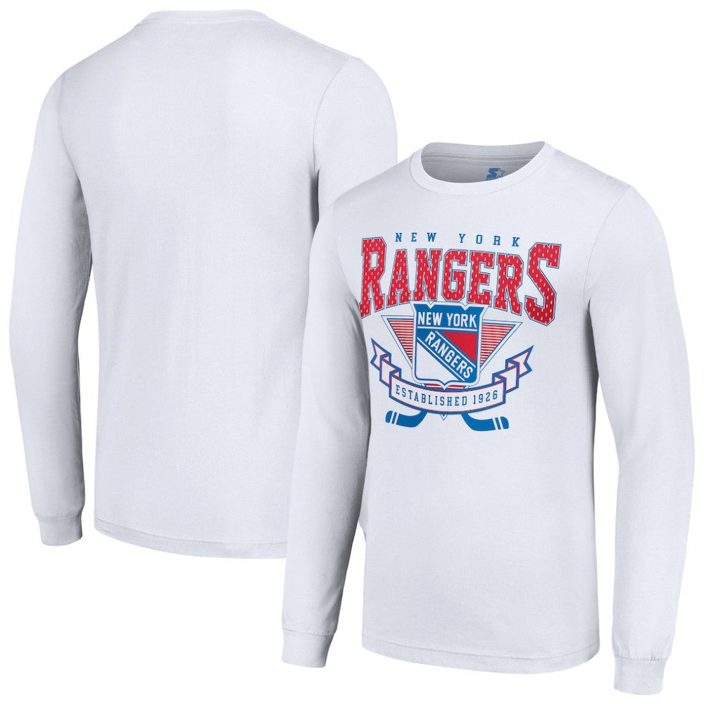 NHL New York Rangers Starter Team Logo Graphic Long Sleeve T-Shirt