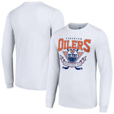 NHL Edmonton Oilers Starter Team Logo Graphic Long Sleeve T-Shirt
