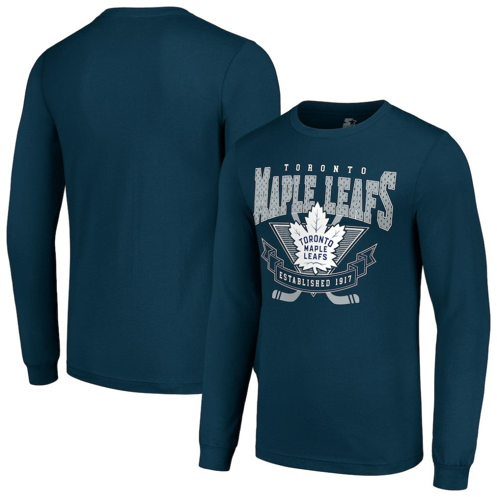 NHL Toronto Maple Leafs Starter Team Logo Graphic Long Sleeve T-Shirt