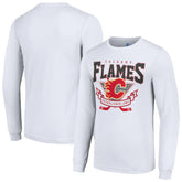NHL Calgary Flames Starter Team Logo Graphic Long Sleeve T-Shirt