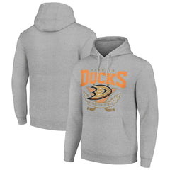 NHL Anaheim Ducks Starter Team Logo Graphic Fleece Tri-Blend Pullover Hoodie