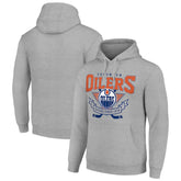 NHL Edmonton Oilers Starter Team Logo Graphic Fleece Tri-Blend Pullover Hoodie