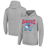 NHL New York Rangers Starter Team Logo Graphic Fleece Tri-Blend Pullover Hoodie