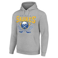 NHL Buffalo Sabres Starter Team Logo Graphic Fleece Tri-Blend Pullover Hoodie
