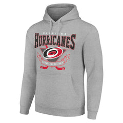 NHL Carolina Hurricanes Starter Team Logo Graphic Fleece Tri-Blend Pullover Hoodie