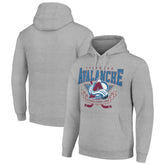NHL Colorado Avalanche Starter Team Logo Graphic Fleece Tri-Blend Pullover Hoodie