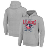 NHL Columbus Blue Jackets Starter Team Logo Graphic Fleece Tri-Blend Pullover Hoodie