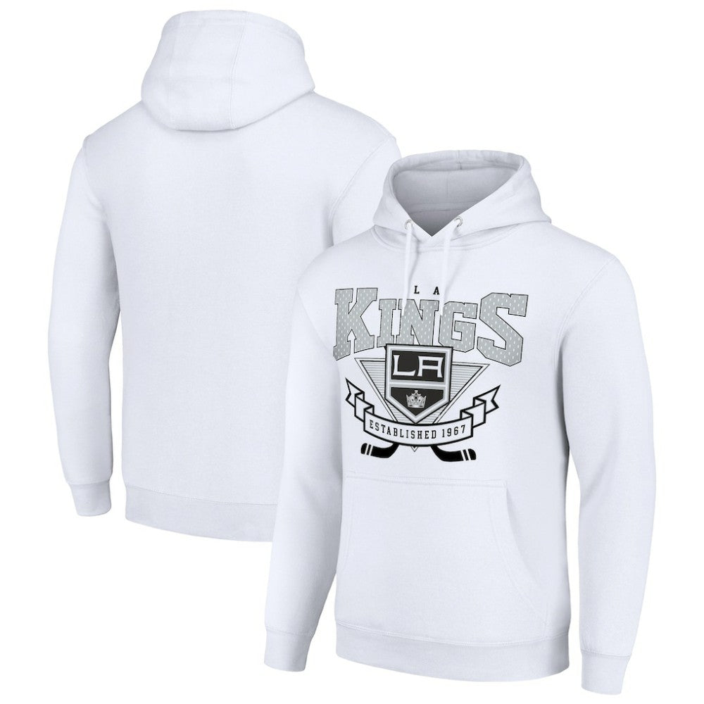 NHL Los Angeles Kings Starter Team Logo Graphic Fleece Tri-Blend Pullover Hoodie