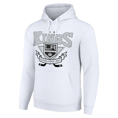NHL Los Angeles Kings Starter Team Logo Graphic Fleece Tri-Blend Pullover Hoodie