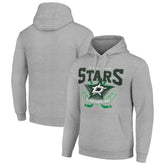 NHL Dallas Stars Starter Team Logo Graphic Fleece Tri-Blend Pullover Hoodie