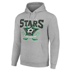 NHL Dallas Stars Starter Team Logo Graphic Fleece Tri-Blend Pullover Hoodie
