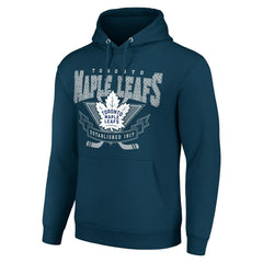 NHL Toronto Maple Leafs Starter Team Logo Graphic Fleece Tri-Blend Pullover Hoodie