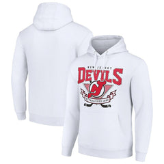 NHL New Jersey Devils Starter Team Logo Graphic Fleece Tri-Blend Pullover Hoodie