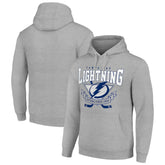 NHL Tampa Bay Lightning Starter Team Logo Graphic Fleece Tri-Blend Pullover Hoodie