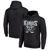 NHL Los Angeles Kings Starter Team Logo Graphic Fleece Tri-Blend Pullover Hoodie