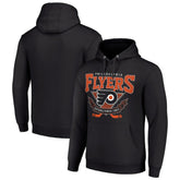 NHL Philadelphia Flyers Starter Team Logo Graphic Fleece Tri-Blend Pullover Hoodie