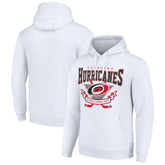 NHL Carolina Hurricanes Starter Team Logo Graphic Fleece Tri-Blend Pullover Hoodie