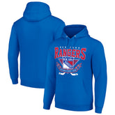 NHL New York Rangers Starter Team Logo Graphic Fleece Tri-Blend Pullover Hoodie