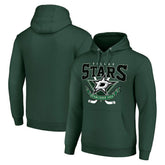 NHL Dallas Stars Starter Team Logo Graphic Fleece Tri-Blend Pullover Hoodie